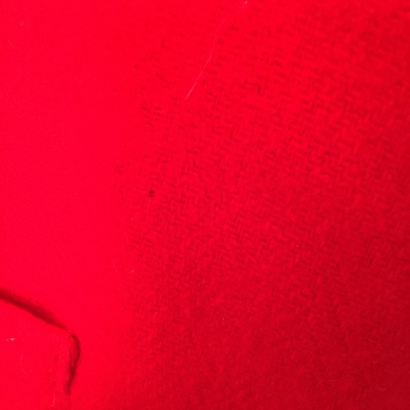 VTG 80's -90's Oversized 100% Wool Red Blazer - Picture 16 of 16